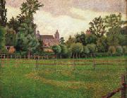 Lucien Pissarro The Church at Gisors oil painting on canvas